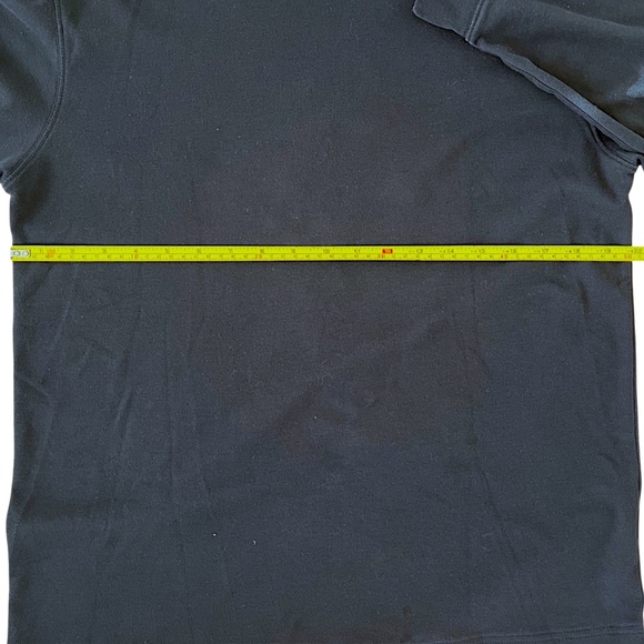 LL Bean Men's Long Sleeve Turtleneck Shirt Size M Black Traditional Fit Cotton - Picture 6 of 8